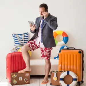 dirigeant ne part pas en vacances